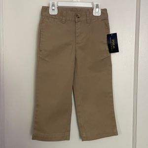 NWT New POLO Ralph Lauren 2T Boys Khaki Pants